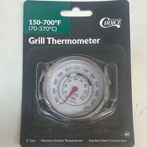 Choices Stainless Steel Grill Thermometer